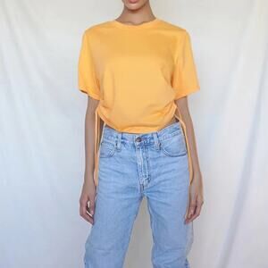 The Range Substance Jersey Cinched Short Sleeve Tee